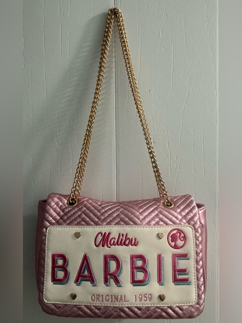 Skinnydip Barbie Malibu License Place Bag Purse - Picture 7 of 10